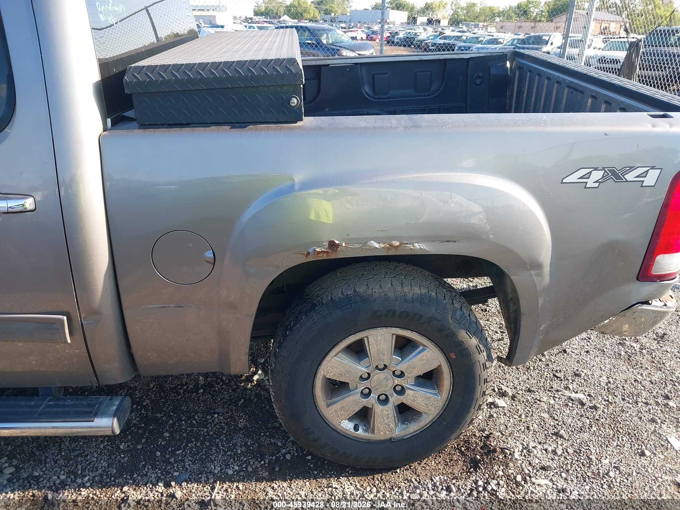 2012 Gmc Sierra 1500 Sle Серый vin: 3GTP2VE73CG251316