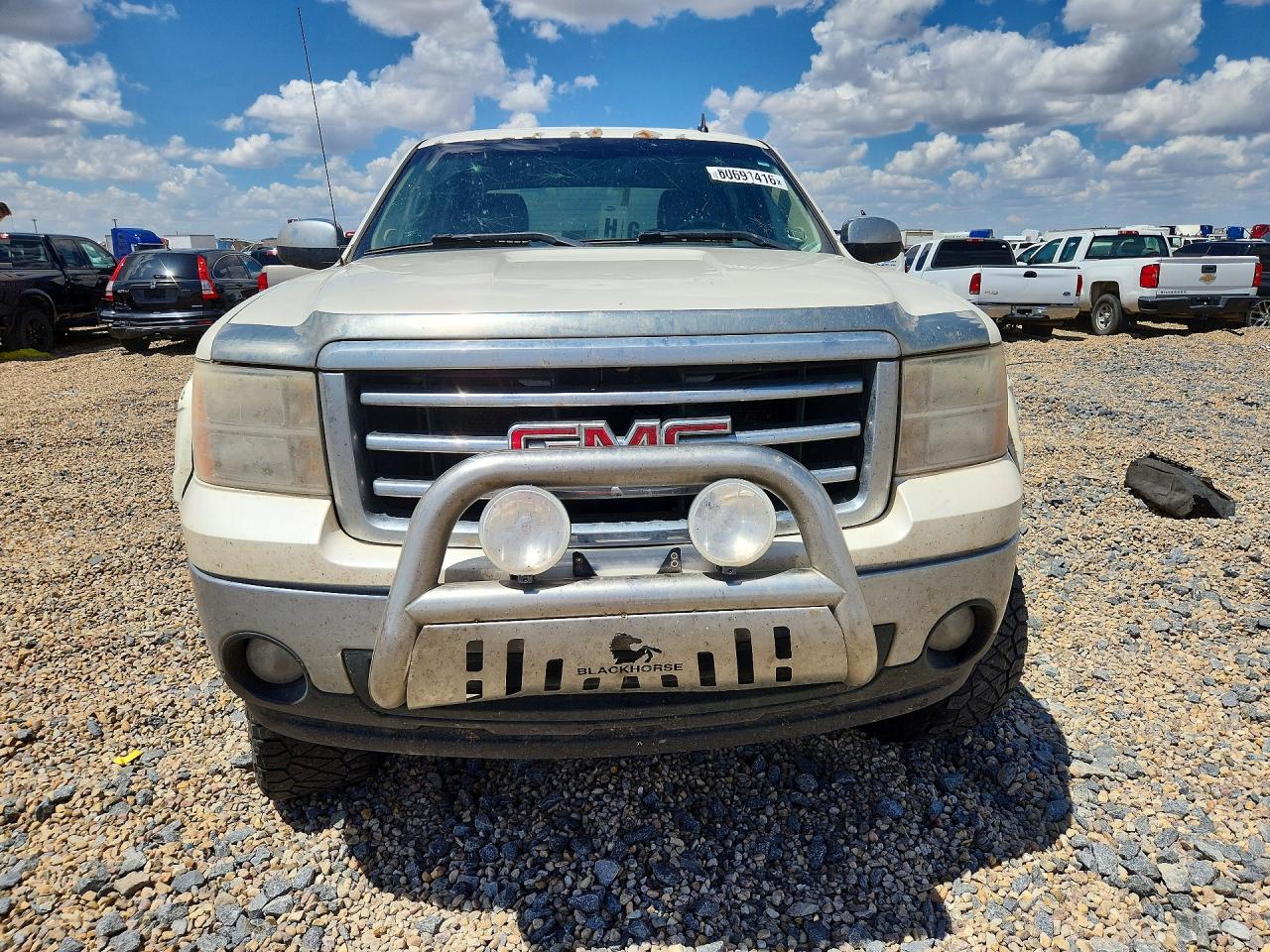 2012 Gmc Sierra K1500 Sle White vin: 3GTP2VE73CG287331