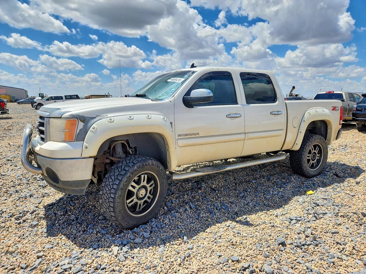 2012 Gmc Sierra K1500 Sle White vin: 3GTP2VE73CG287331