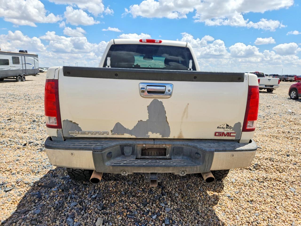 2012 Gmc Sierra K1500 Sle White vin: 3GTP2VE73CG287331