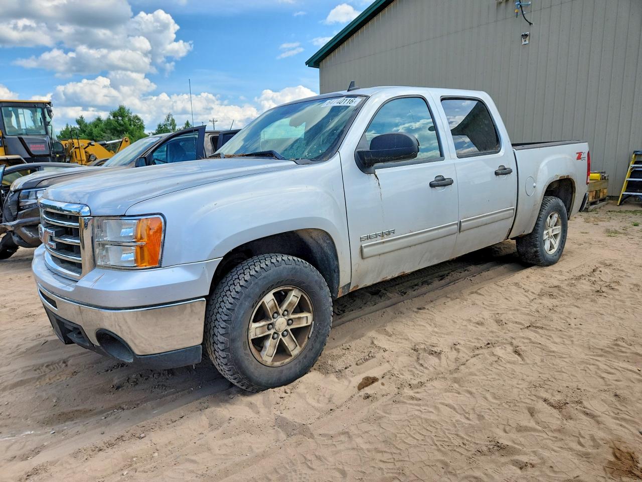 2013 Gmc Sierra K1500 Sle Silver vin: 3GTP2VE73DG164176