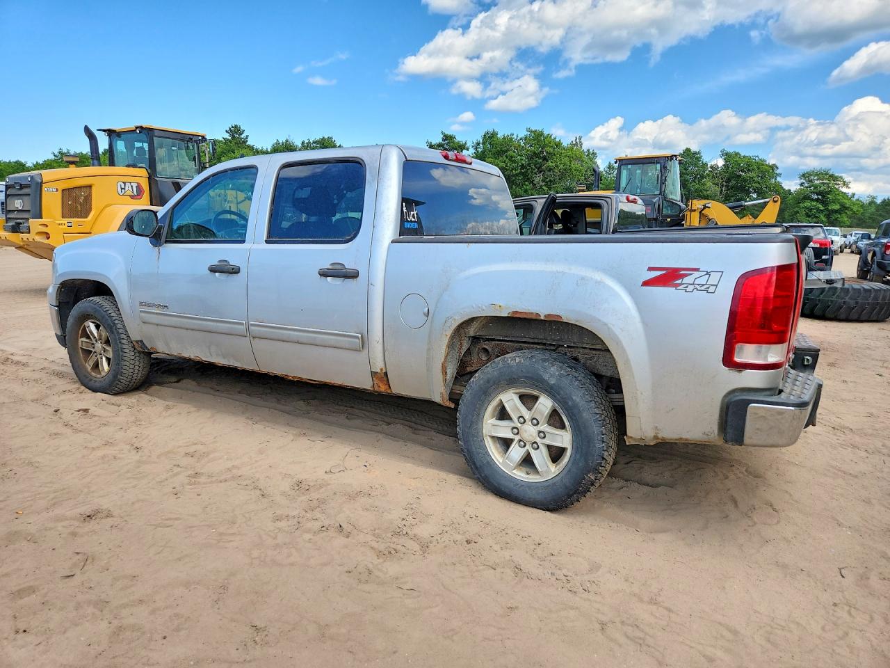 2013 Gmc Sierra K1500 Sle Silver vin: 3GTP2VE73DG164176