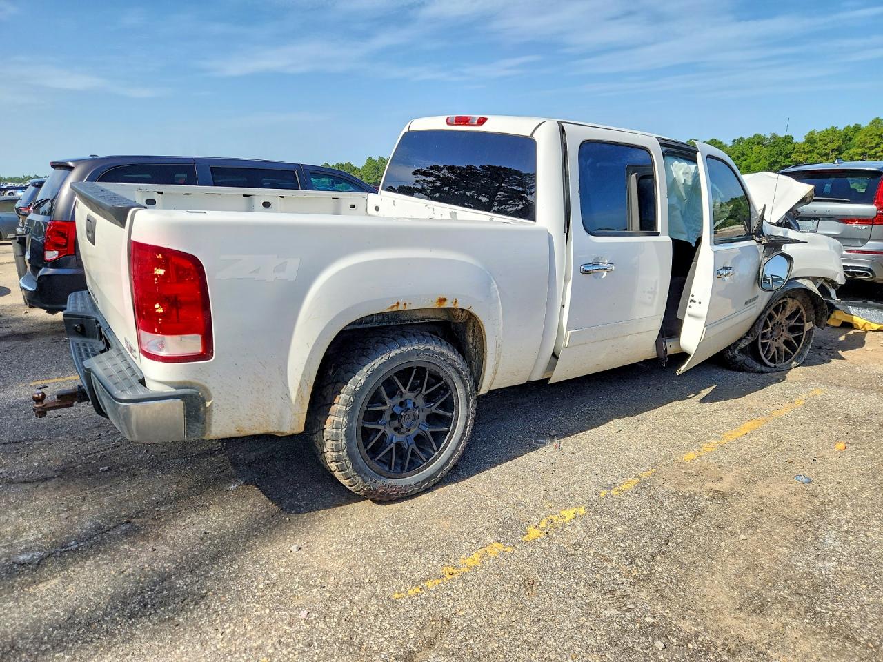 2013 Gmc Sierra K1500 Sle White vin: 3GTP2VE73DG180779