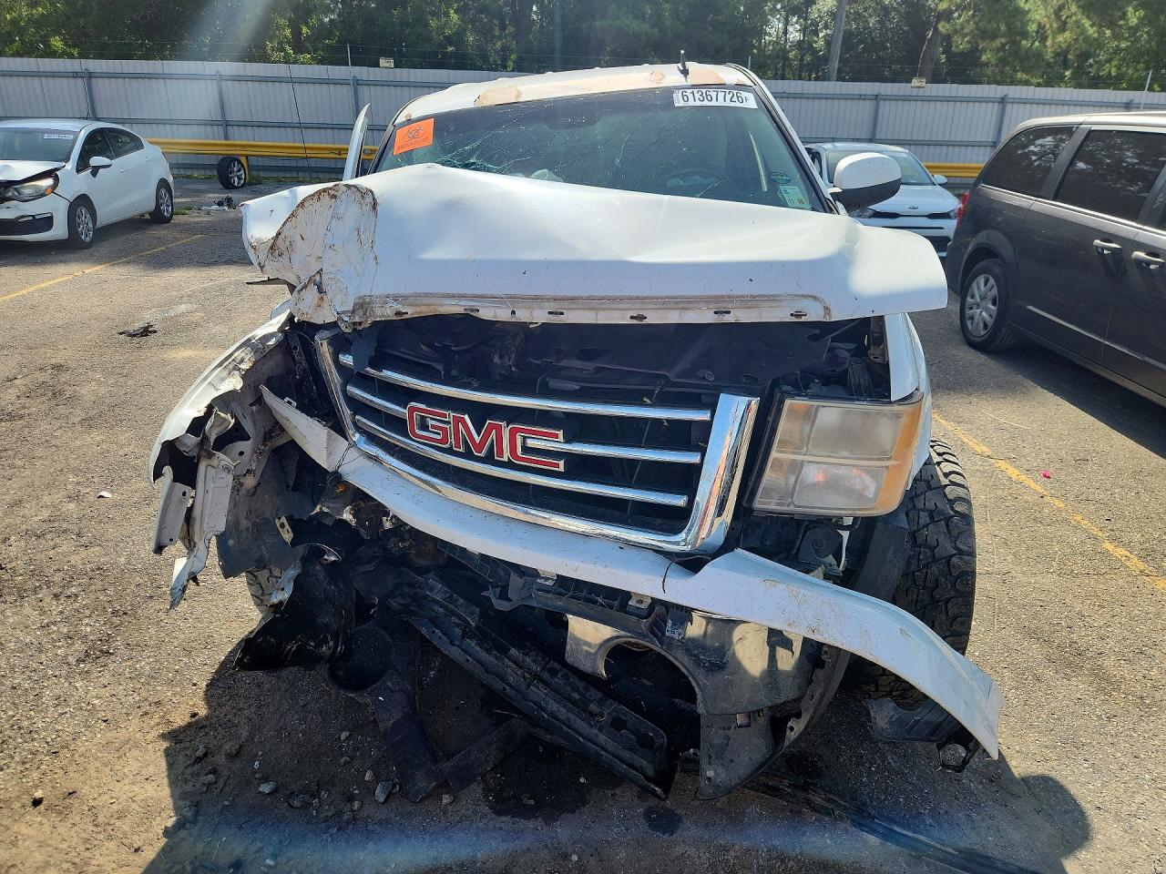 2013 Gmc Sierra K1500 Sle White vin: 3GTP2VE73DG180779