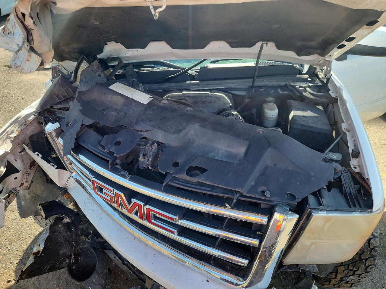 2013 Gmc Sierra K1500 Sle White vin: 3GTP2VE73DG180779