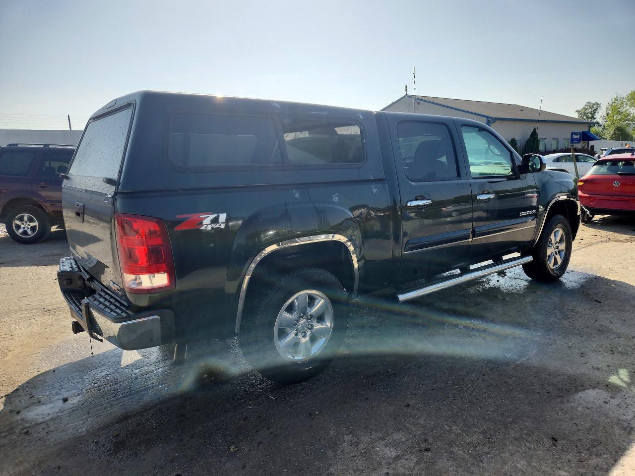2013 Gmc Sierra K1500 Sle Green vin: 3GTP2VE73DG190597