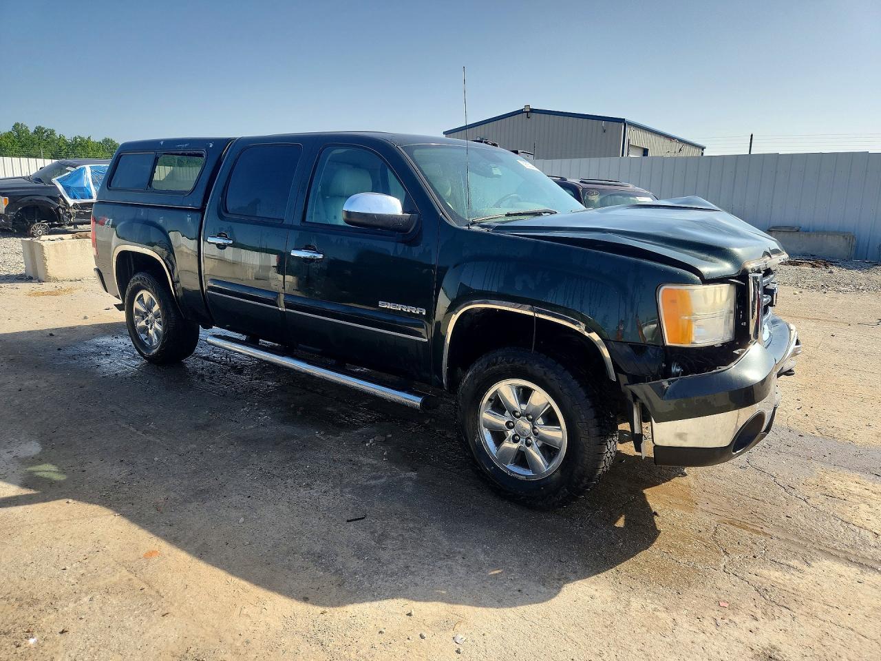 2013 Gmc Sierra K1500 Sle Green vin: 3GTP2VE73DG190597