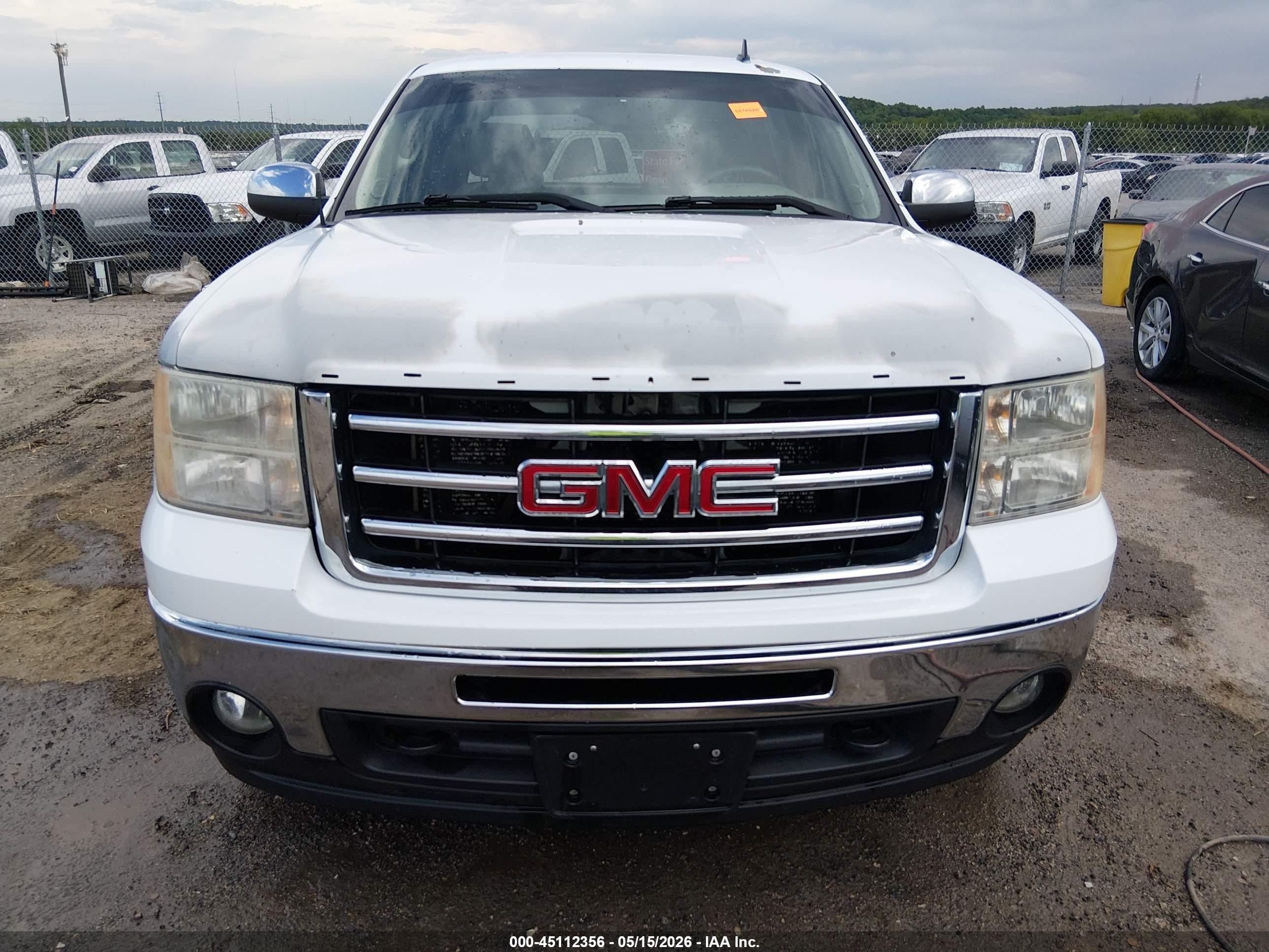 2013 Gmc Sierra 1500 Sle White vin: 3GTP2VE73DG248241