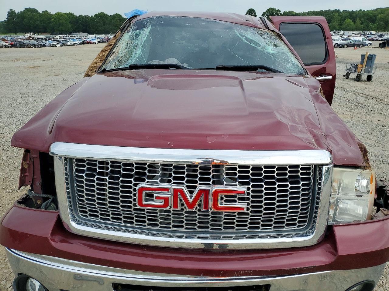 2013 Gmc Sierra K1500 Sle Бордовый vin: 3GTP2VE73DG258221