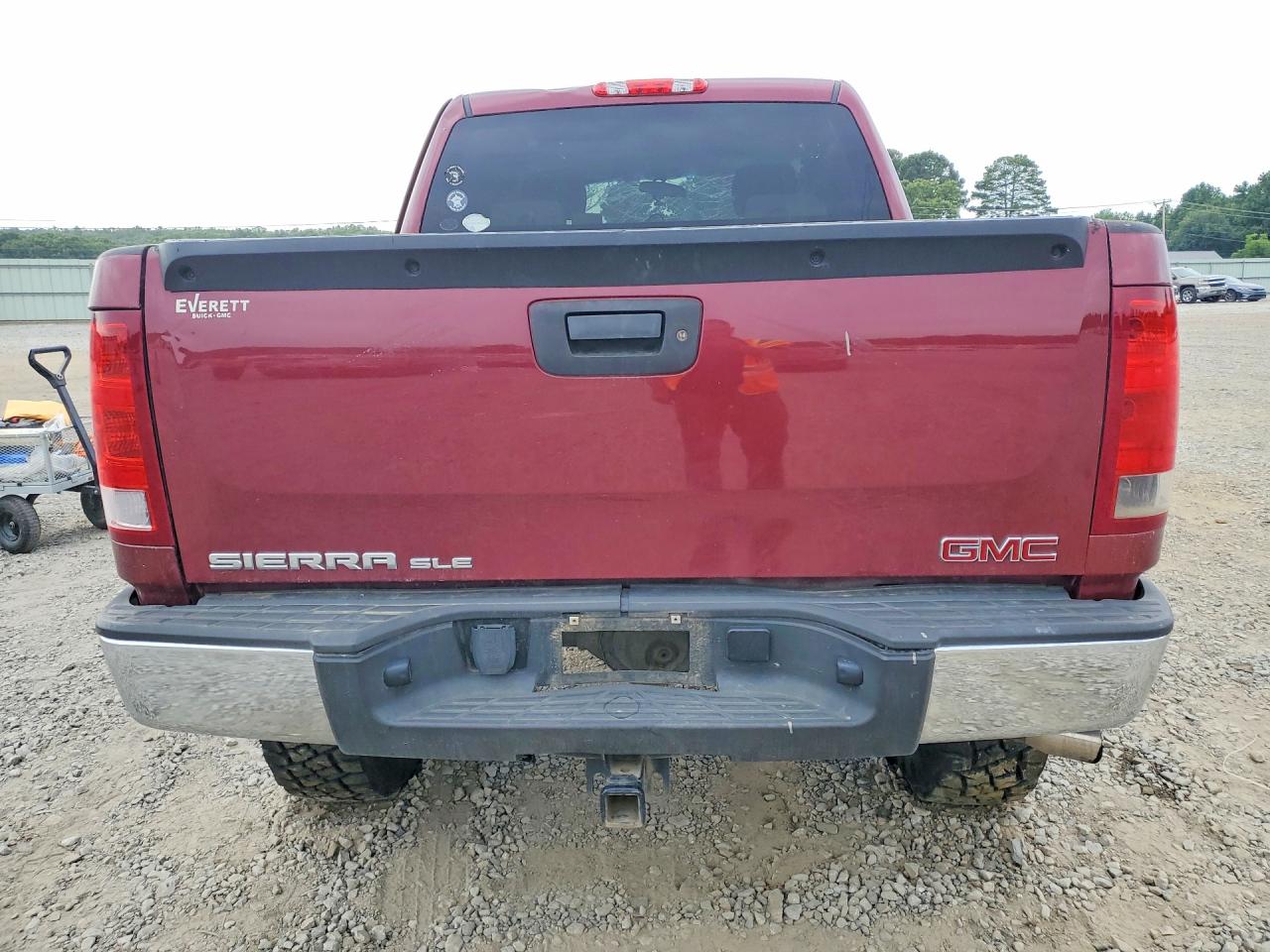 2013 Gmc Sierra K1500 Sle Бордовый vin: 3GTP2VE73DG258221