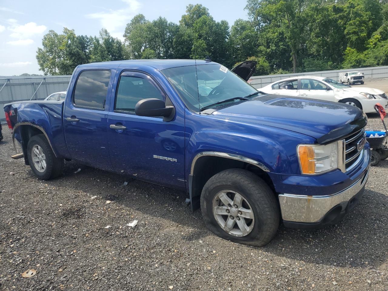 2013 Gmc Sierra K1500 Sle Blue vin: 3GTP2VE73DG288075