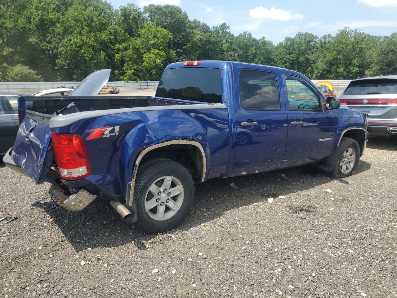 2013 Gmc Sierra K1500 Sle Blue vin: 3GTP2VE73DG288075