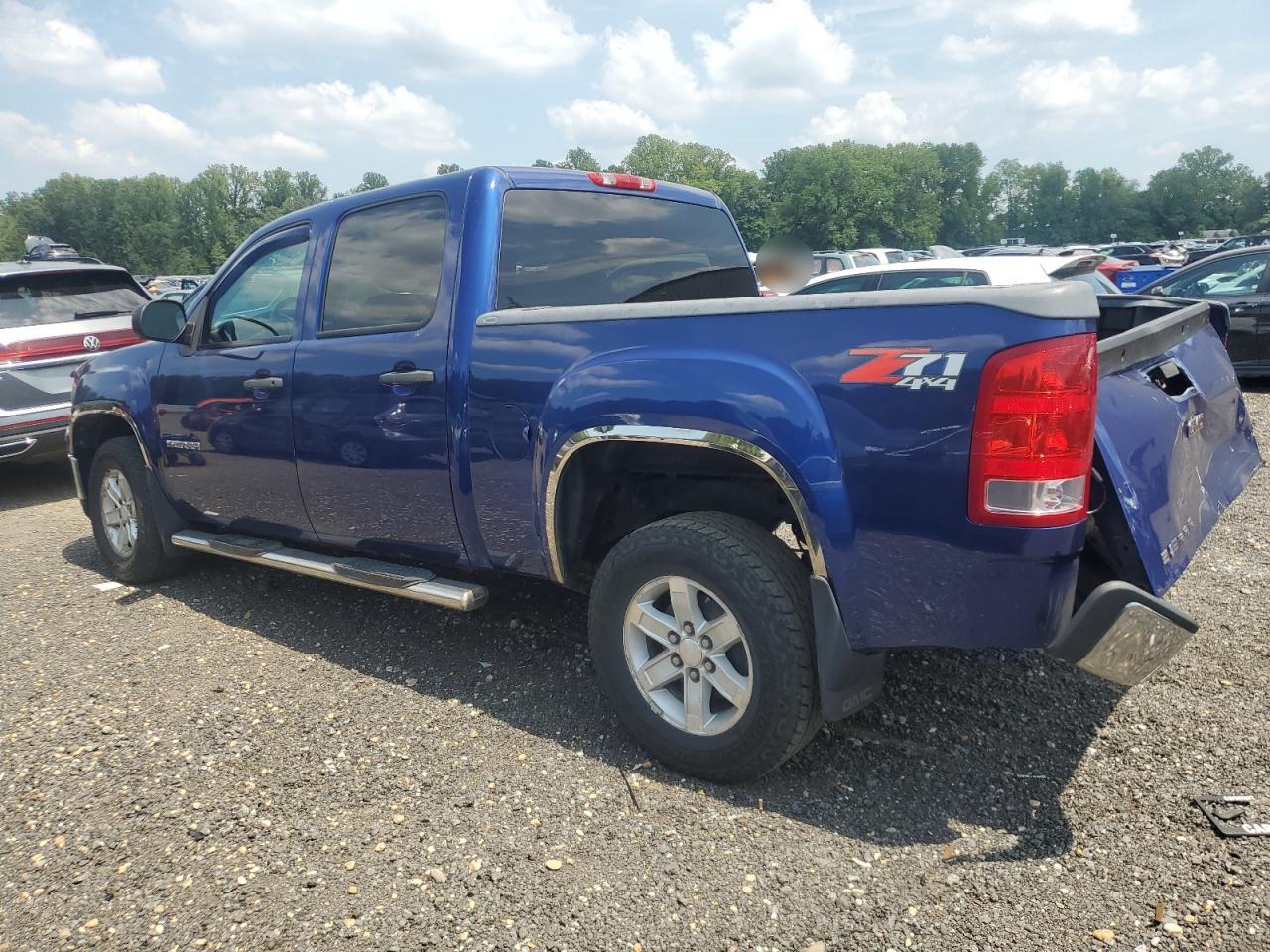 2013 Gmc Sierra K1500 Sle Blue vin: 3GTP2VE73DG288075