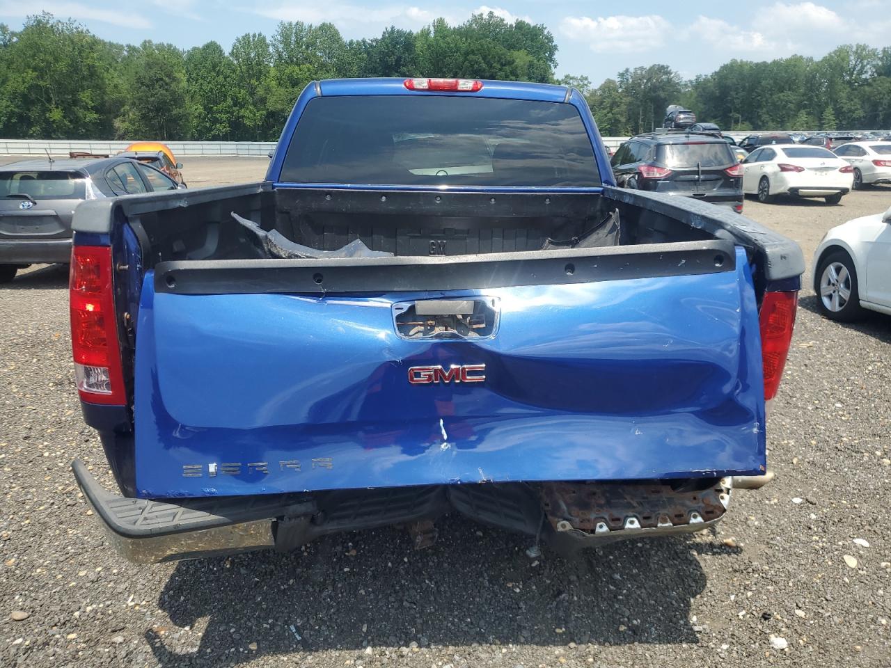 2013 Gmc Sierra K1500 Sle Blue vin: 3GTP2VE73DG288075