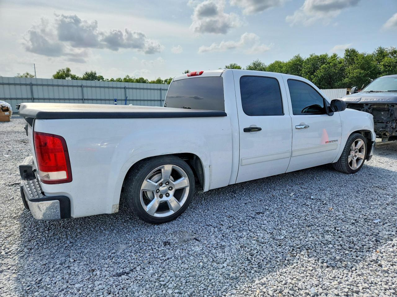 2012 Gmc Sierra K1500 Sle Белый vin: 3GTP2VE74CG120587