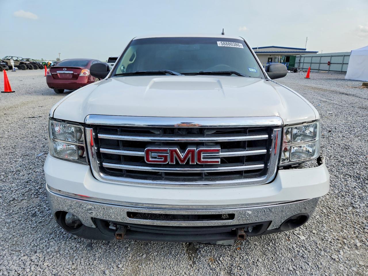 2012 Gmc Sierra K1500 Sle Белый vin: 3GTP2VE74CG120587
