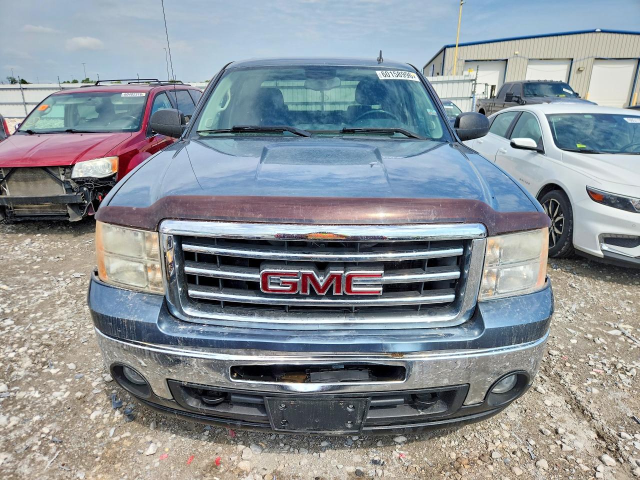 2012 Gmc Sierra K1500 Sle Blue vin: 3GTP2VE74CG182362