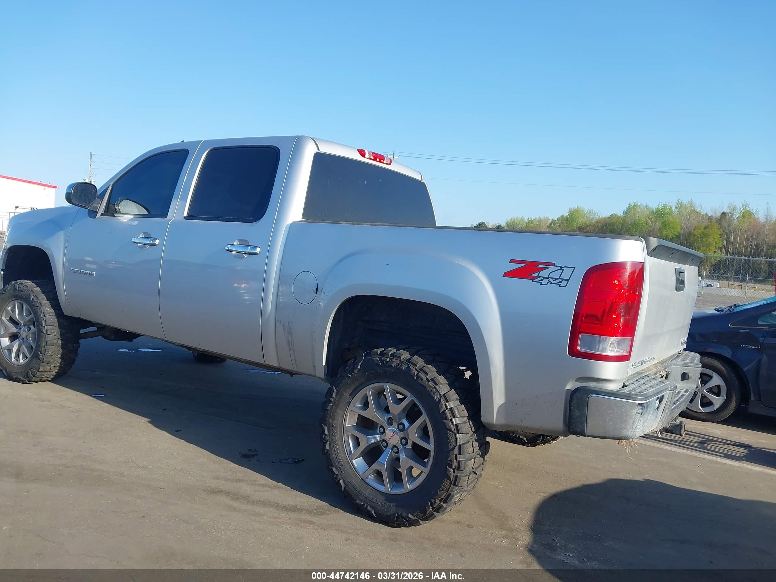 2012 Gmc Sierra 1500 Sle Silver vin: 3GTP2VE74CG191868