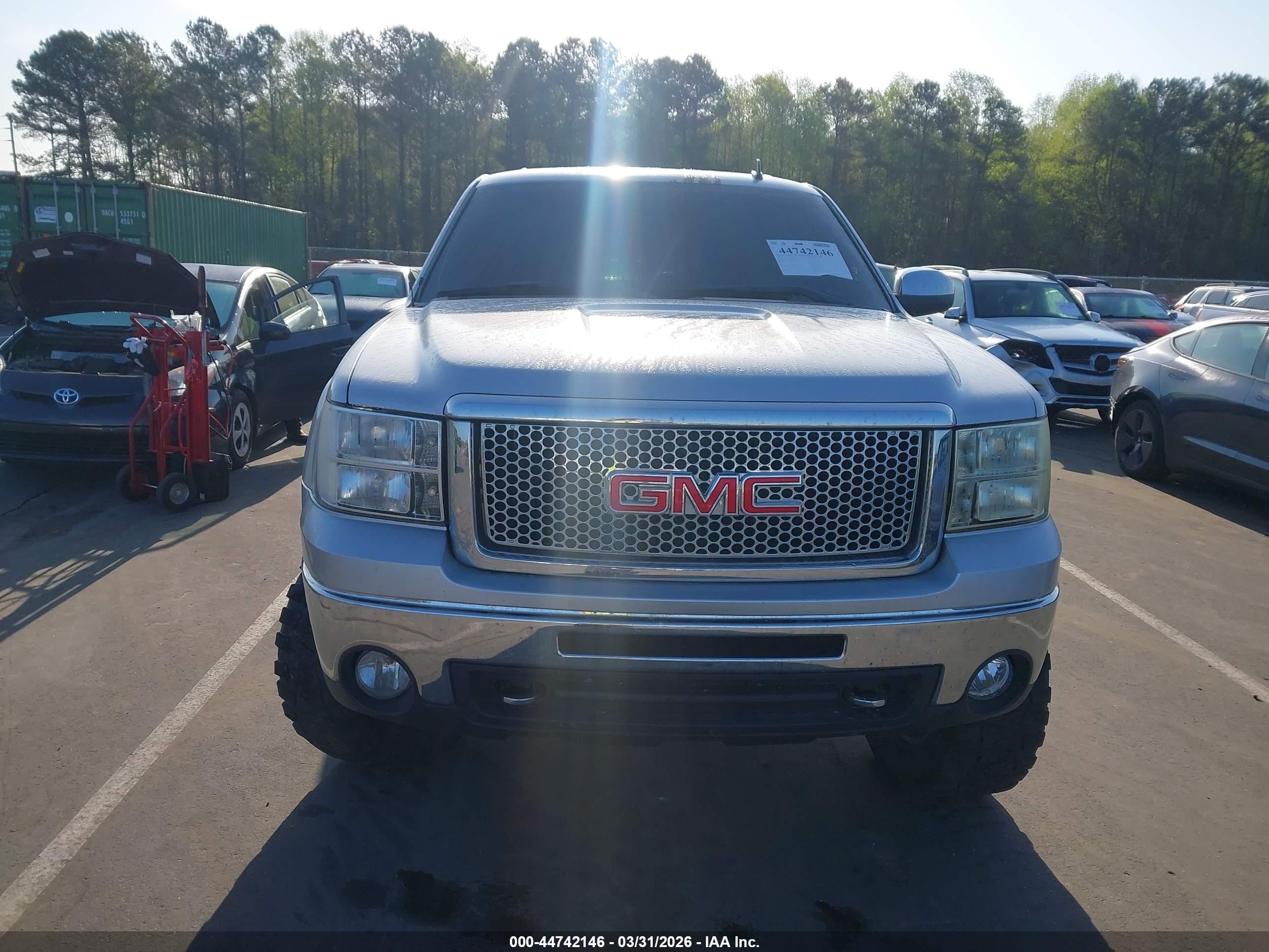 2012 Gmc Sierra 1500 Sle Silver vin: 3GTP2VE74CG191868