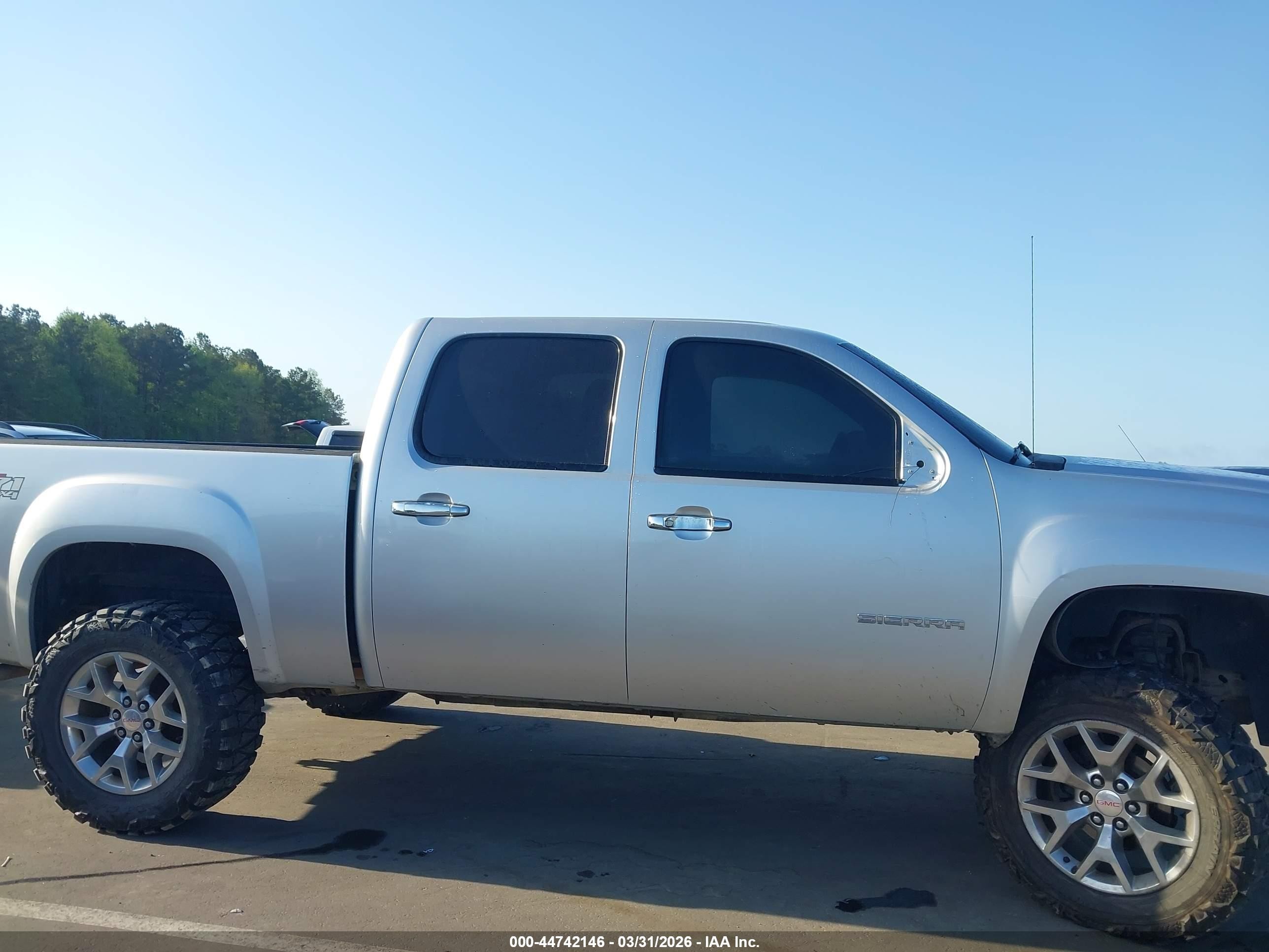 2012 Gmc Sierra 1500 Sle Silver vin: 3GTP2VE74CG191868