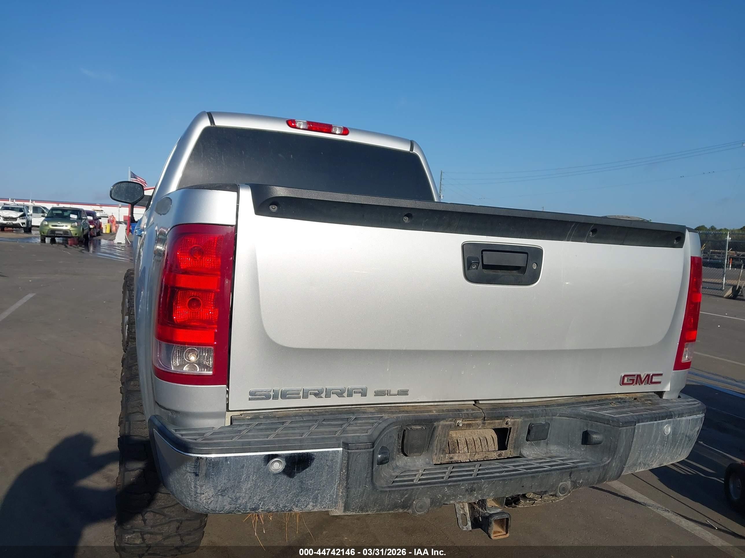 2012 Gmc Sierra 1500 Sle Silver vin: 3GTP2VE74CG191868
