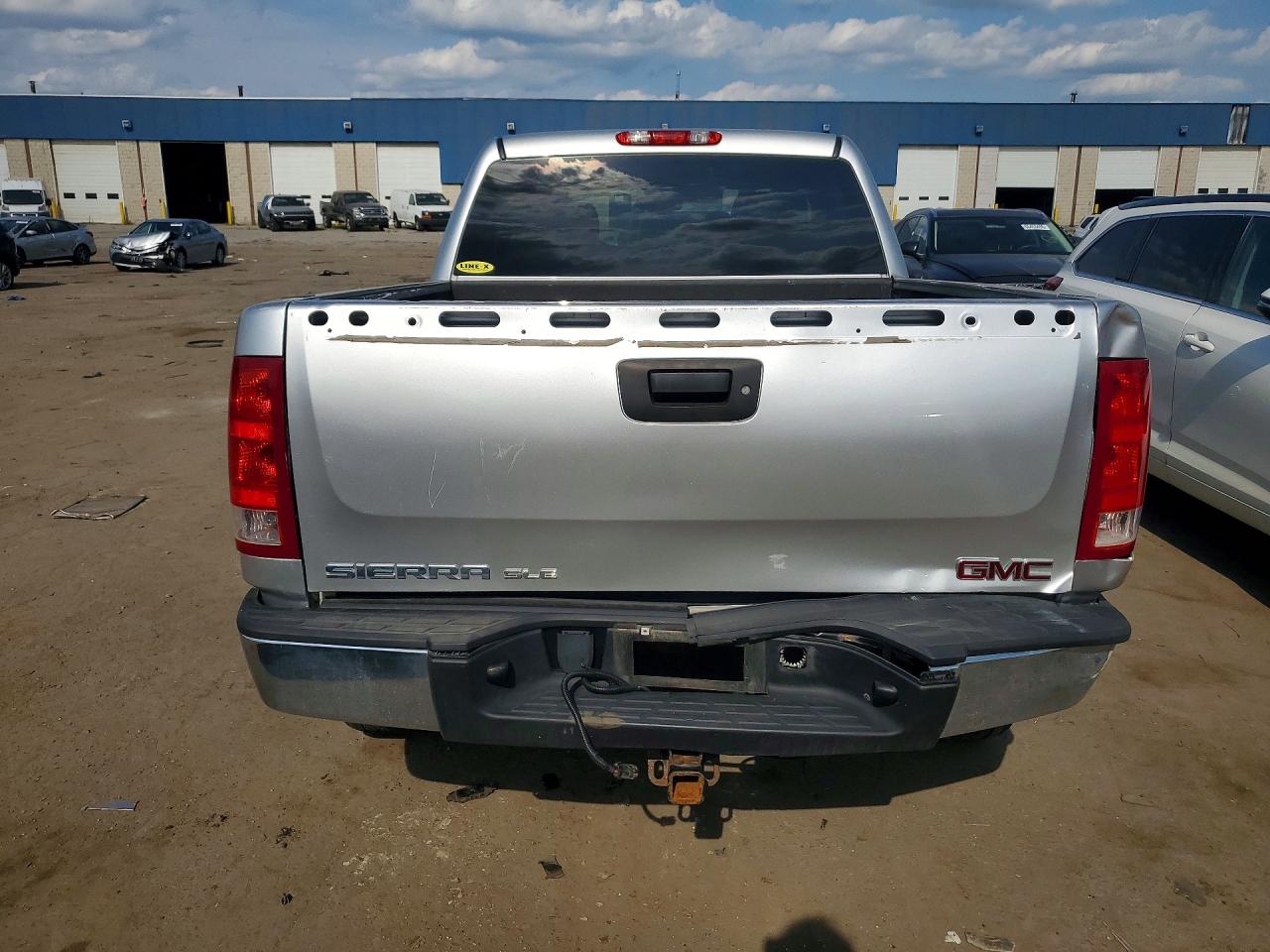 2012 Gmc Sierra K1500 Sle Silver vin: 3GTP2VE74CG227803