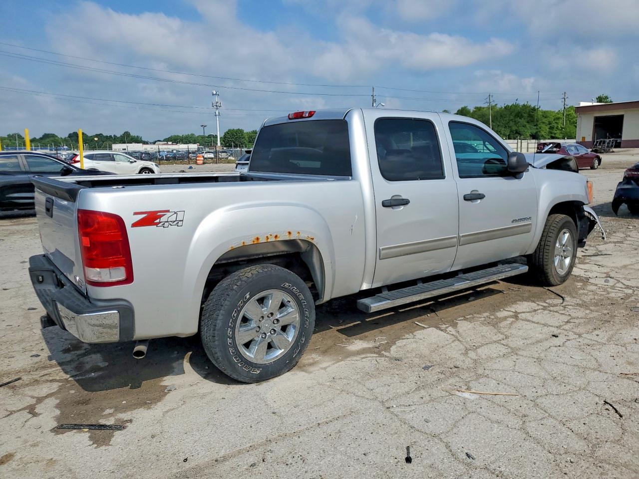 2012 Gmc Sierra K1500 Sle Silver vin: 3GTP2VE74CG242902