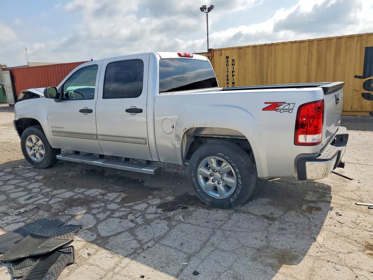 2012 Gmc Sierra K1500 Sle Silver vin: 3GTP2VE74CG242902