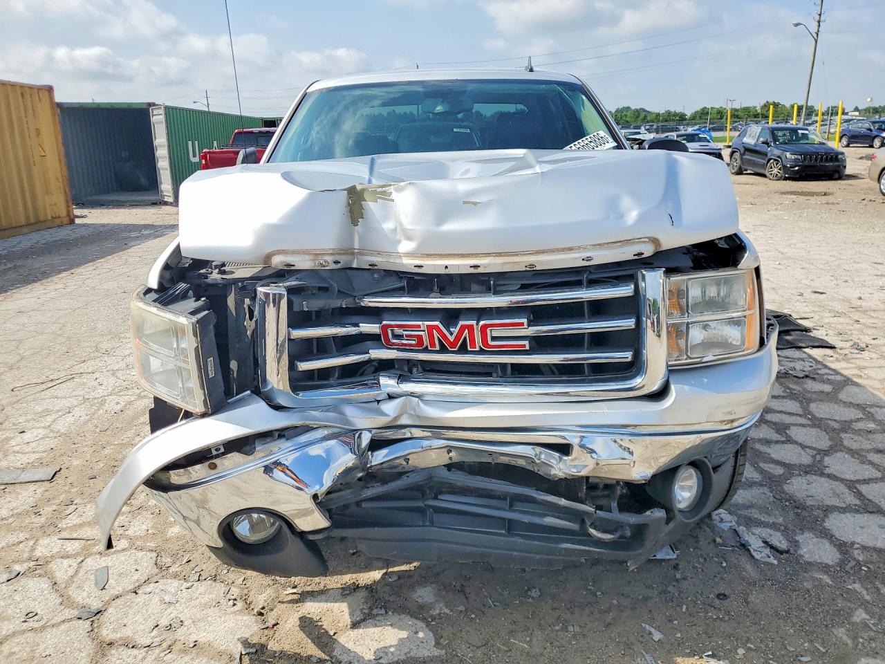 2012 Gmc Sierra K1500 Sle Silver vin: 3GTP2VE74CG242902