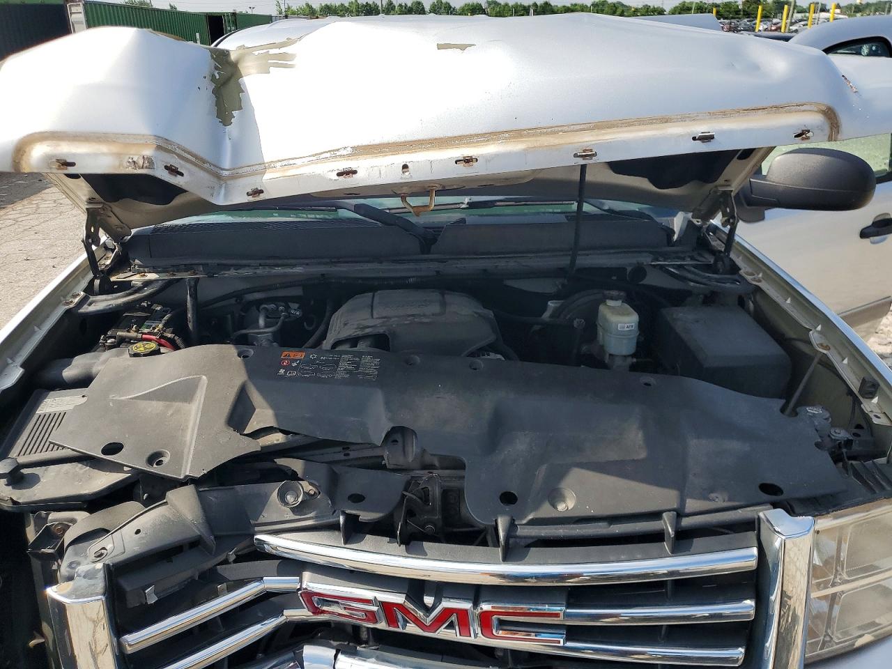 2012 Gmc Sierra K1500 Sle Silver vin: 3GTP2VE74CG242902