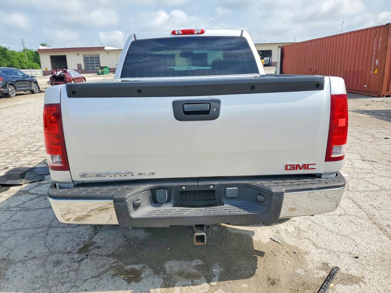 2012 Gmc Sierra K1500 Sle Silver vin: 3GTP2VE74CG242902