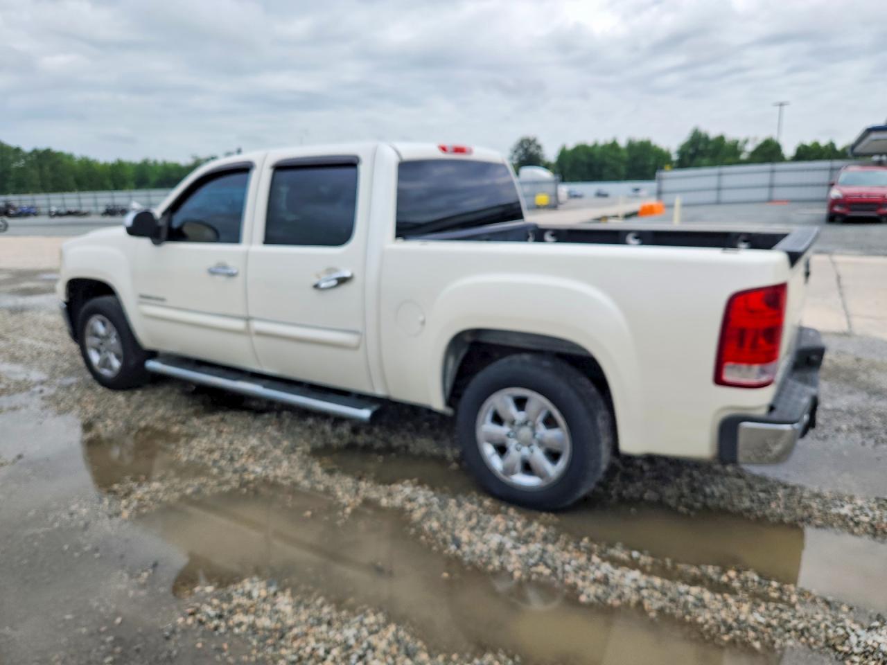 2012 Gmc Sierra K1500 Sle White vin: 3GTP2VE74CG265659