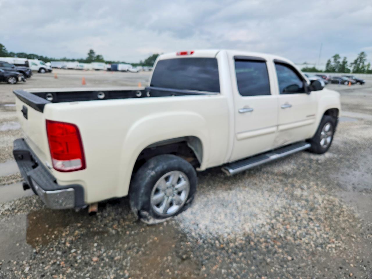 2012 Gmc Sierra K1500 Sle White vin: 3GTP2VE74CG265659