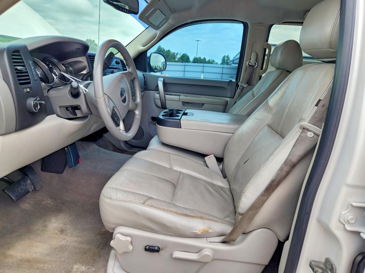 2012 Gmc Sierra K1500 Sle White vin: 3GTP2VE74CG265659