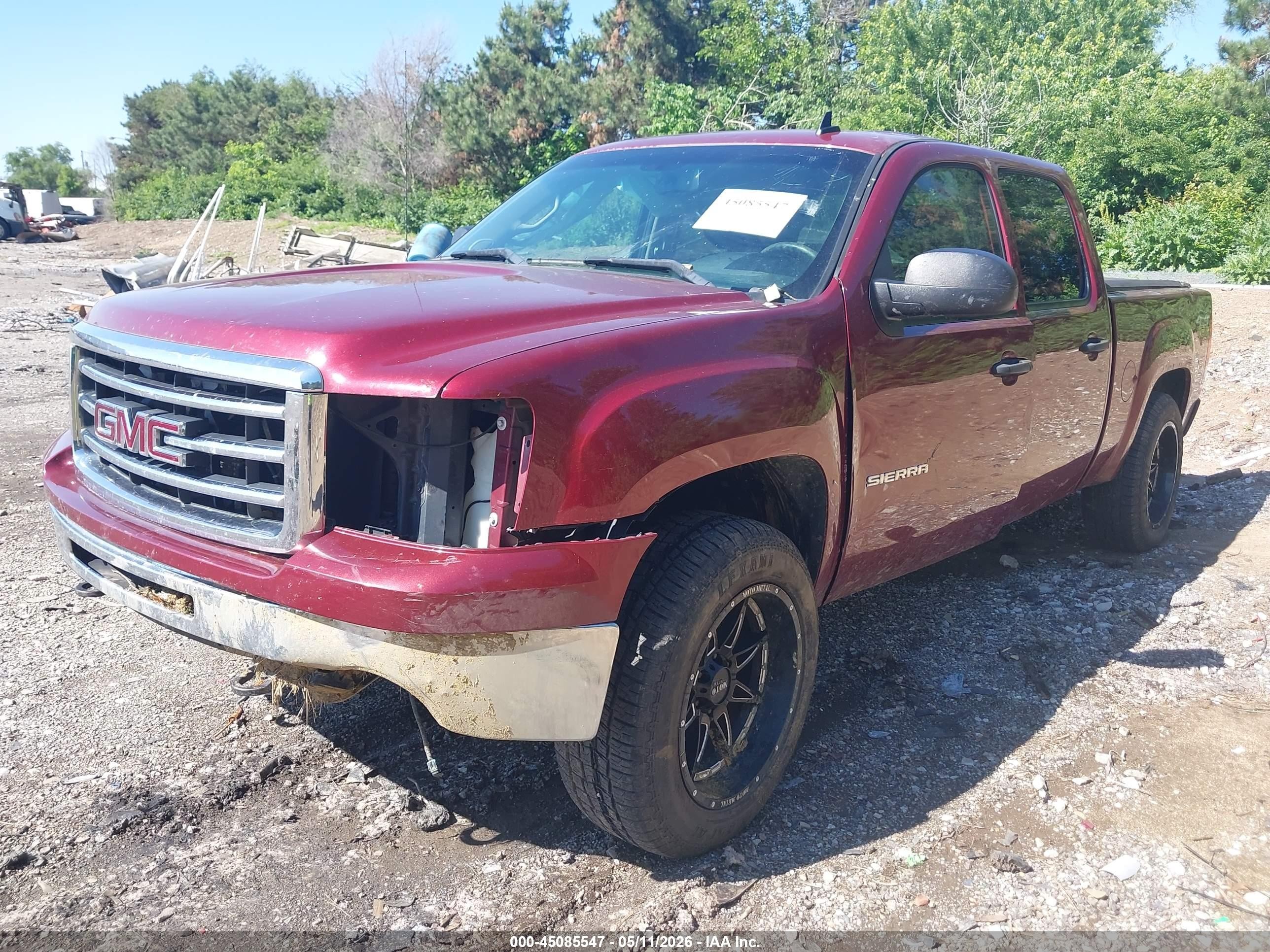 2013 Gmc Sierra 1500 Sle Maroon vin: 3GTP2VE74DG163473