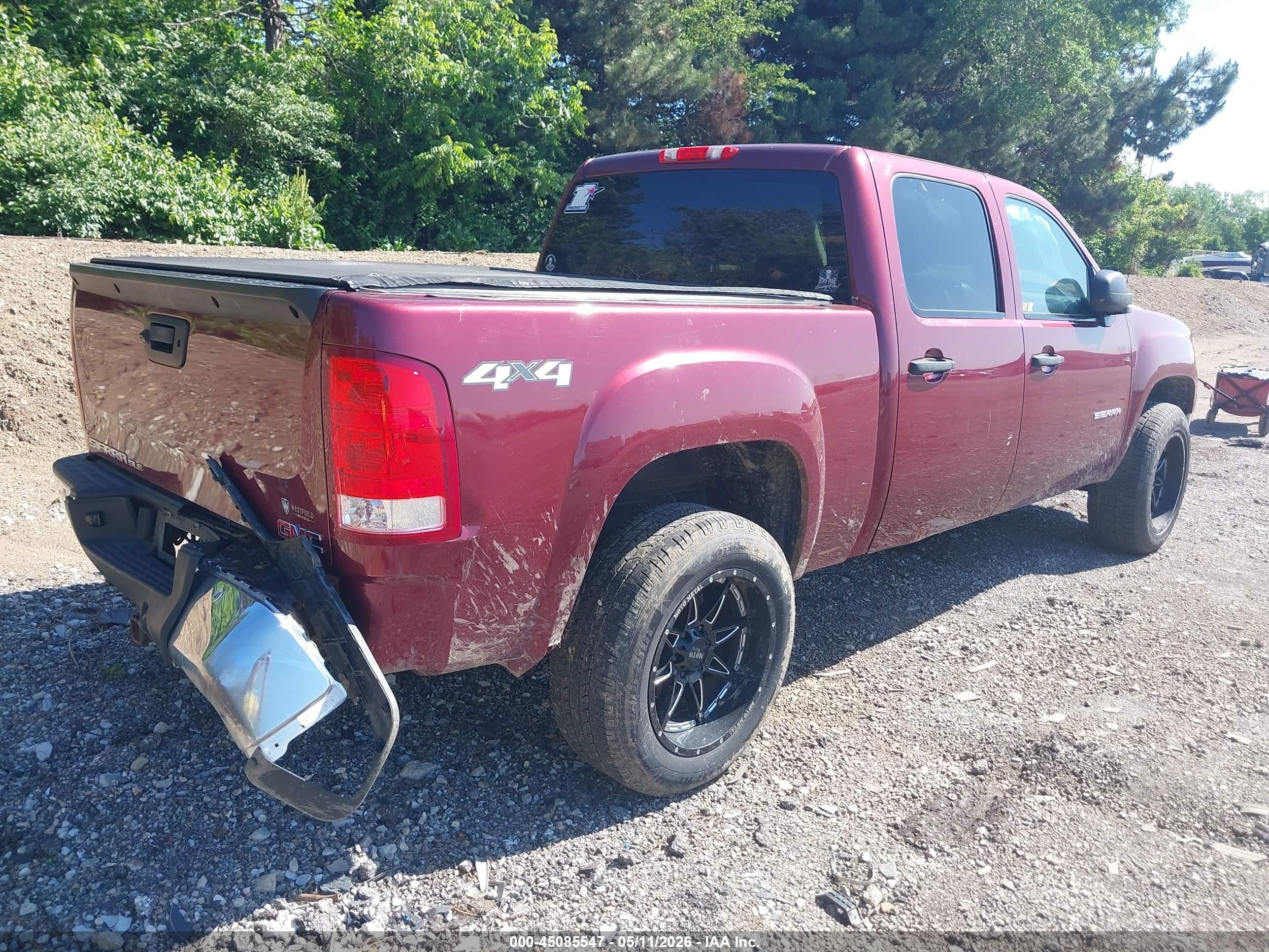 2013 Gmc Sierra 1500 Sle Maroon vin: 3GTP2VE74DG163473