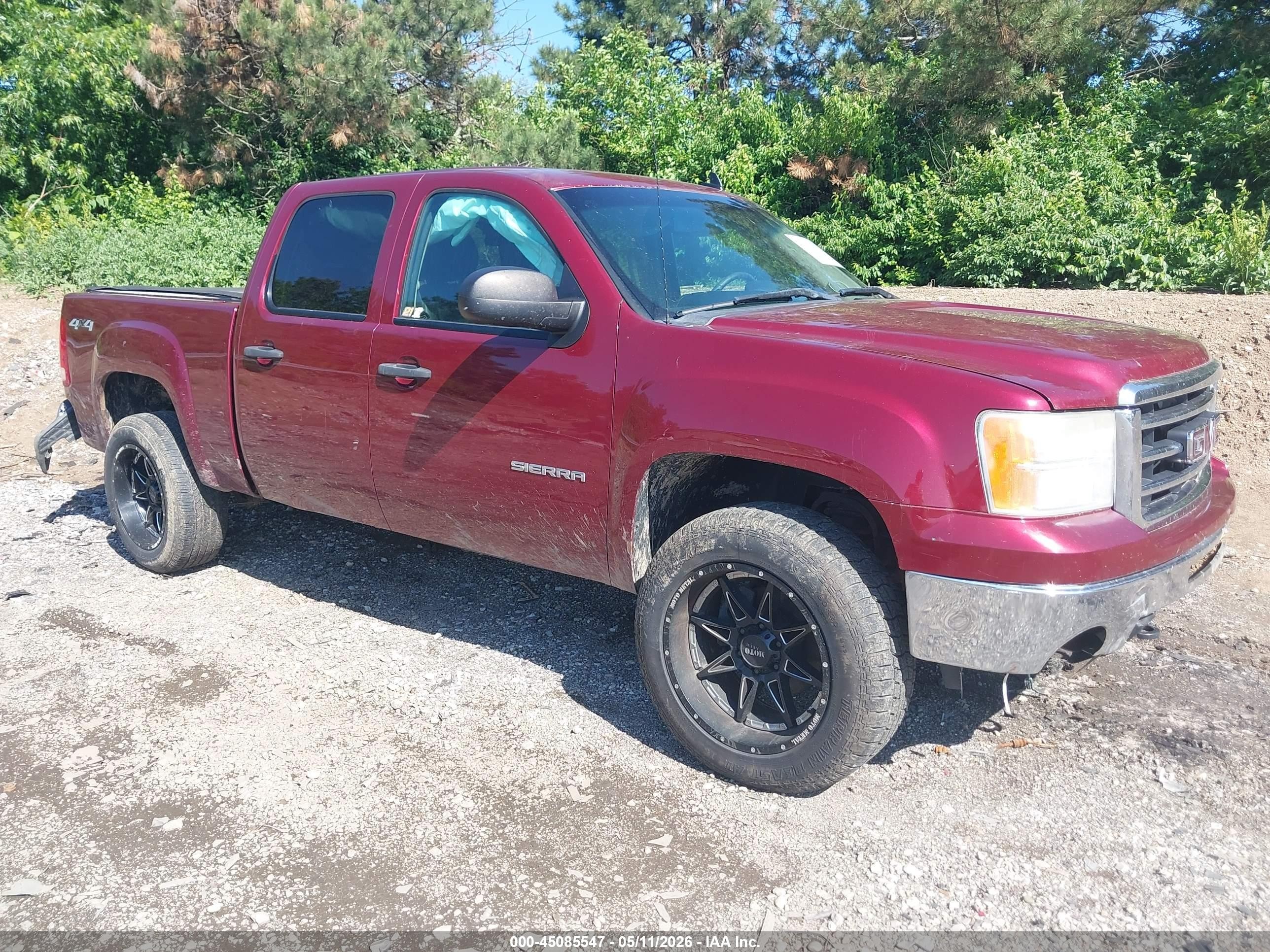 2013 Gmc Sierra 1500 Sle Maroon vin: 3GTP2VE74DG163473