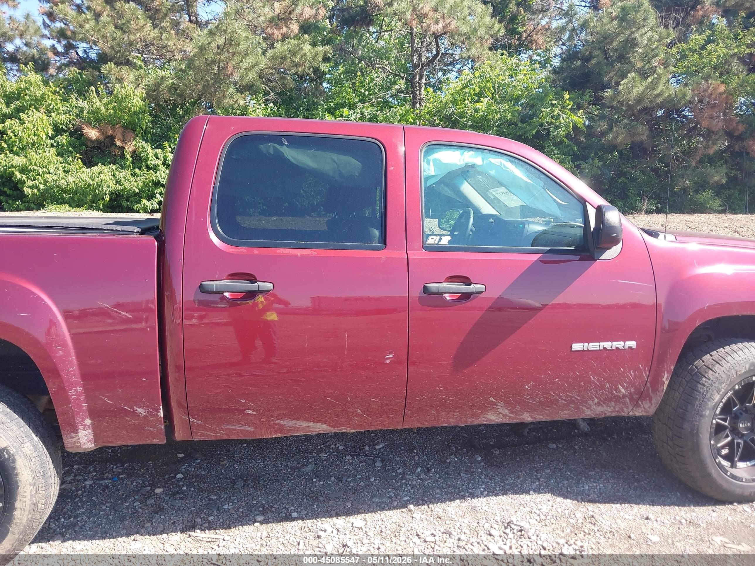 2013 Gmc Sierra 1500 Sle Maroon vin: 3GTP2VE74DG163473