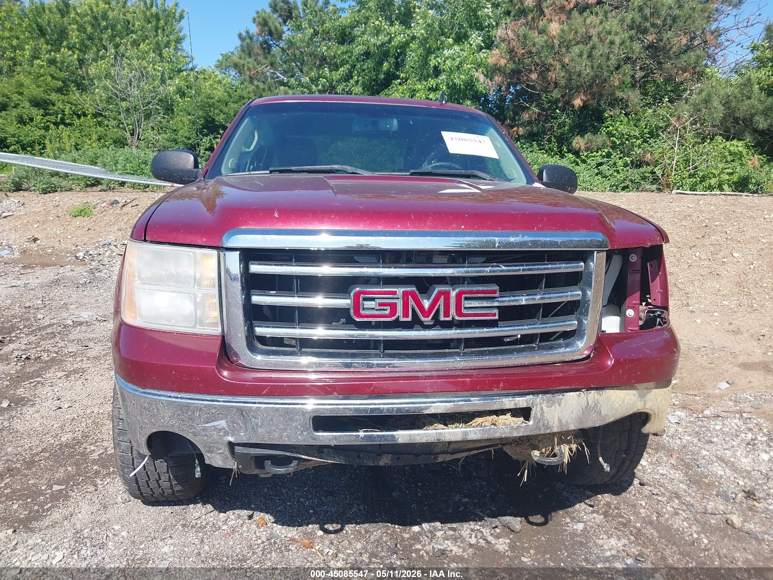 2013 Gmc Sierra 1500 Sle Maroon vin: 3GTP2VE74DG163473