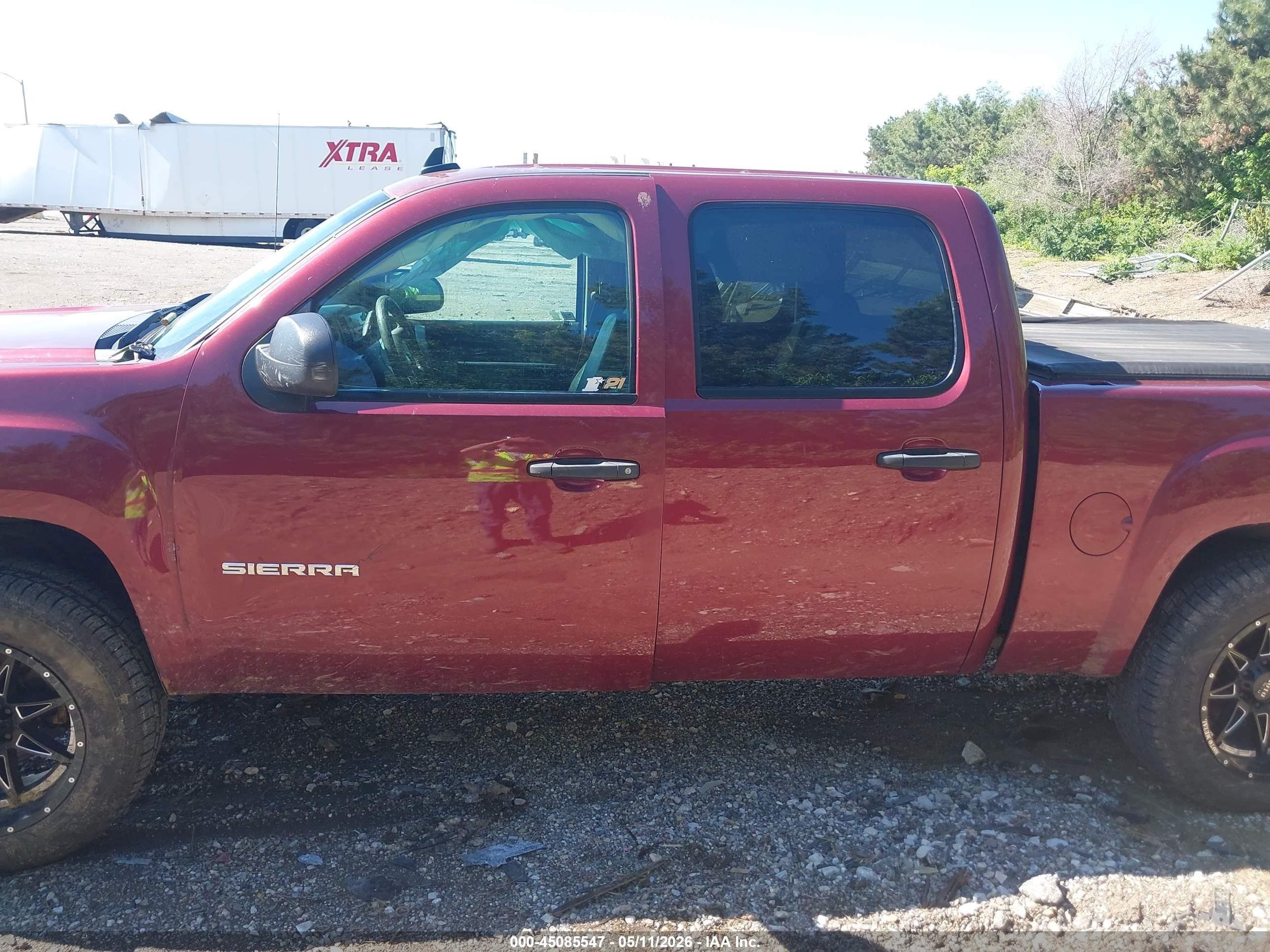 2013 Gmc Sierra 1500 Sle Maroon vin: 3GTP2VE74DG163473