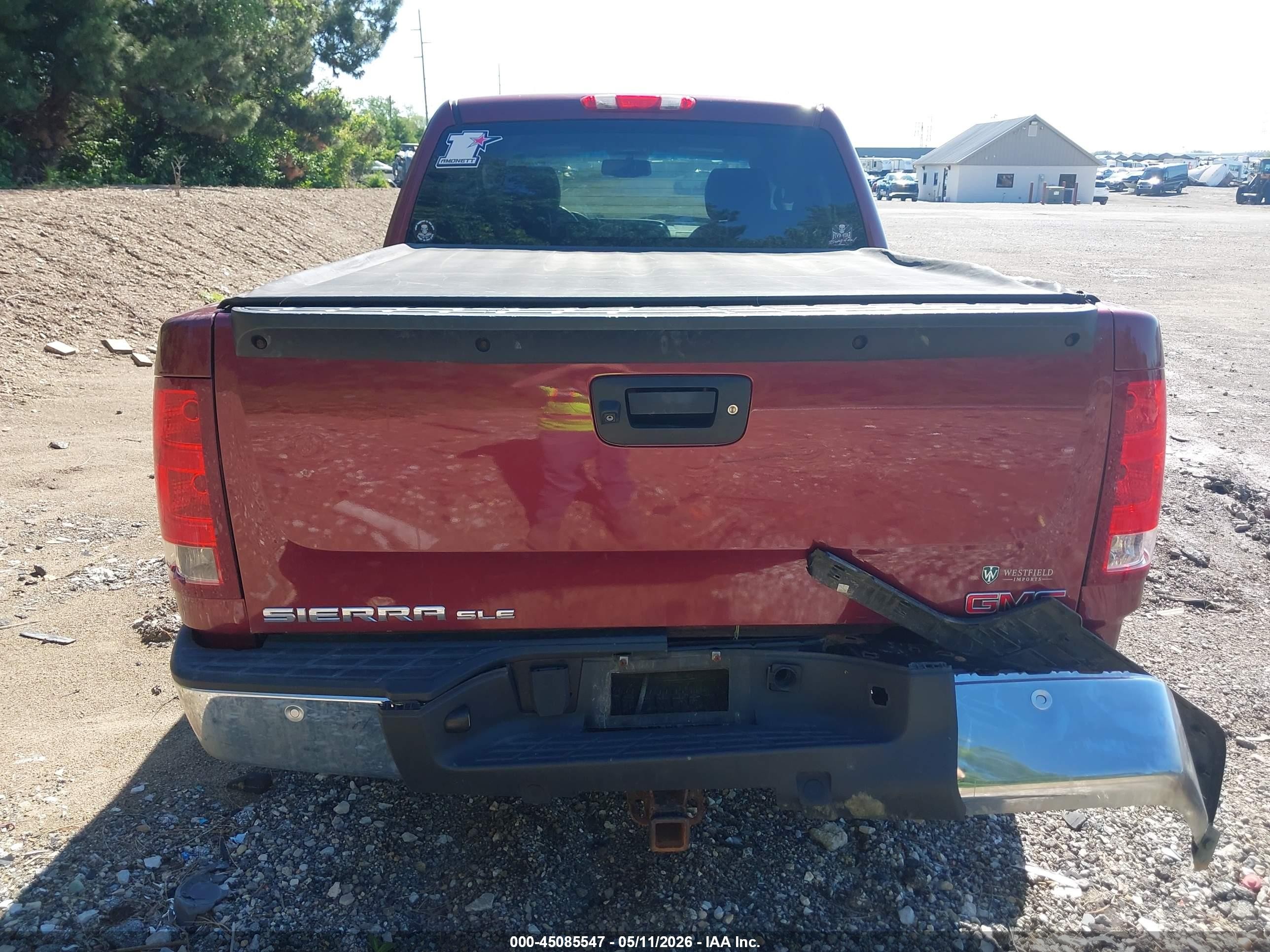 2013 Gmc Sierra 1500 Sle Maroon vin: 3GTP2VE74DG163473