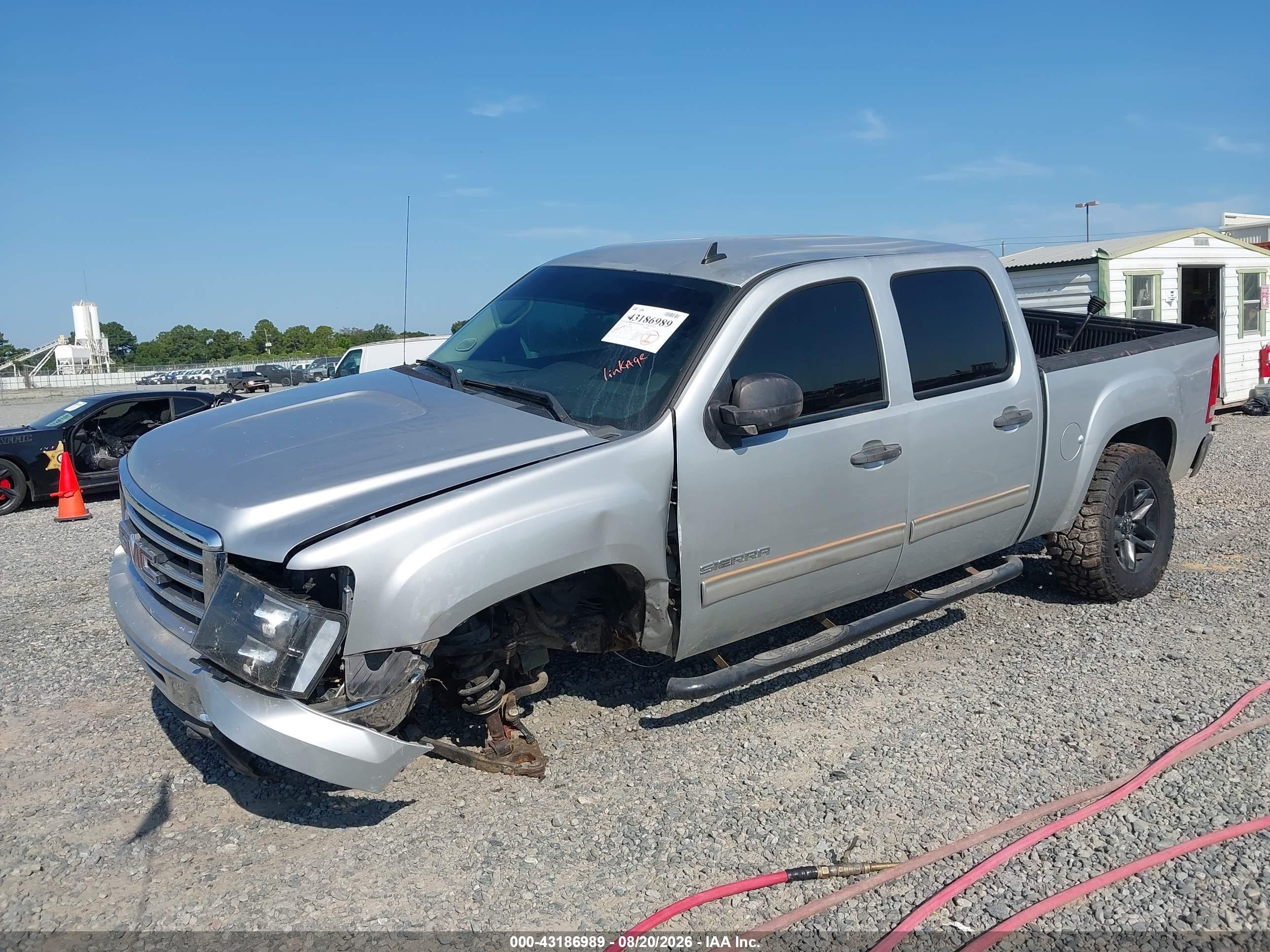 2013 Gmc Sierra 1500 Sle Silver vin: 3GTP2VE74DG323268