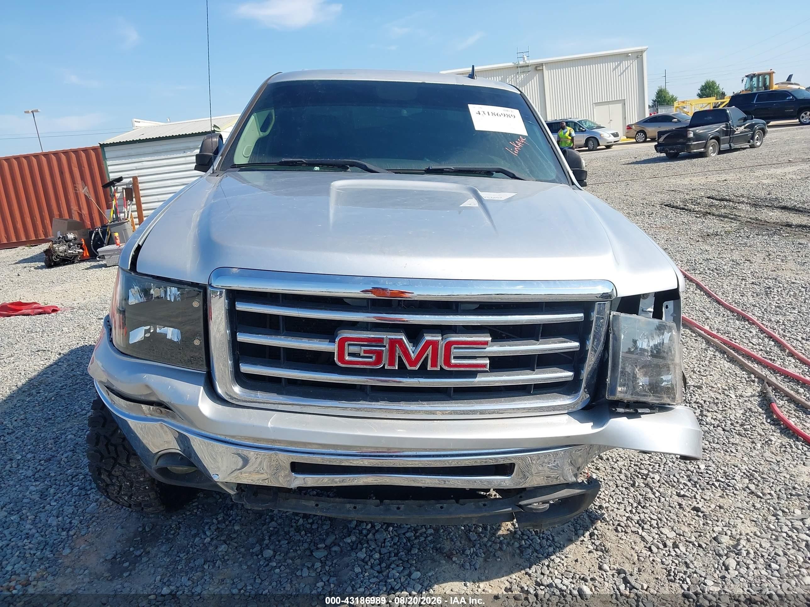 2013 Gmc Sierra 1500 Sle Silver vin: 3GTP2VE74DG323268