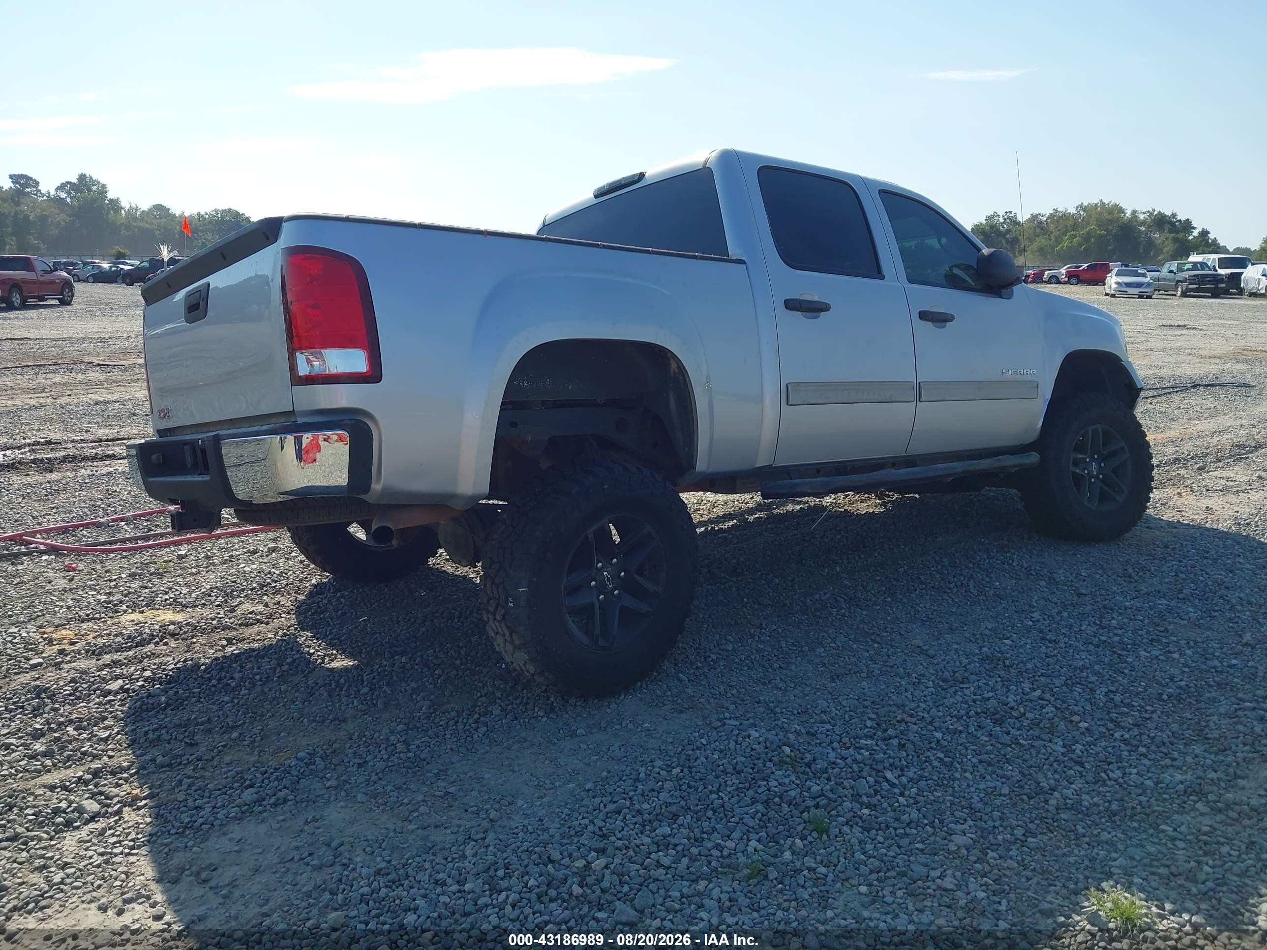 2013 Gmc Sierra 1500 Sle Silver vin: 3GTP2VE74DG323268