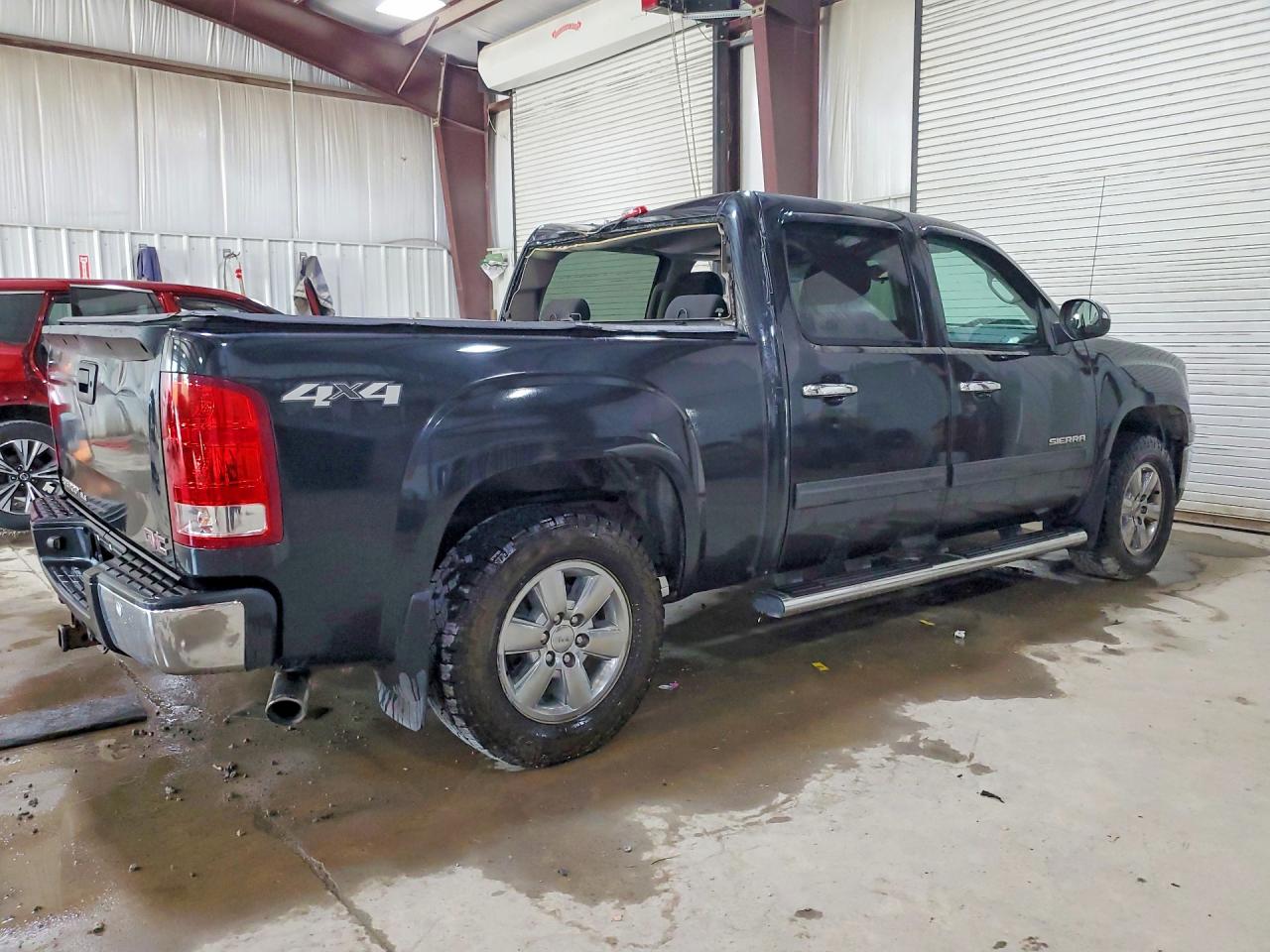 2012 Gmc Sierra K1500 Sle Black vin: 3GTP2VE75CG237840