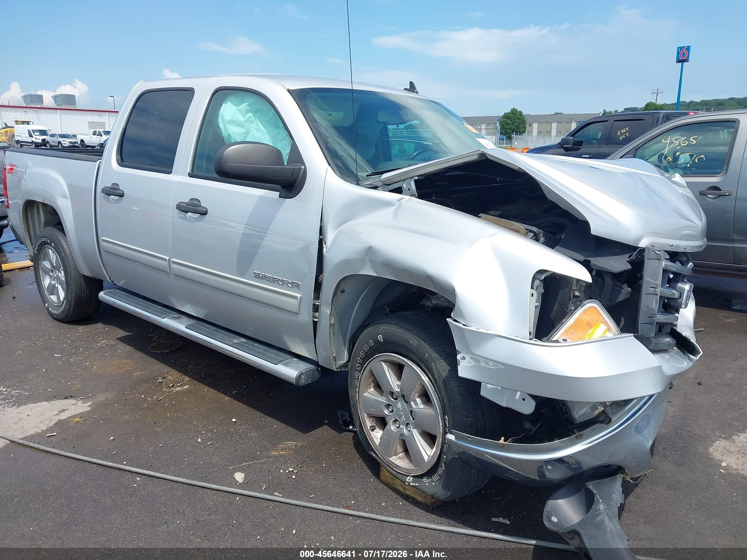 2012 Gmc Sierra 1500 Sle Серебряный vin: 3GTP2VE75CG249003