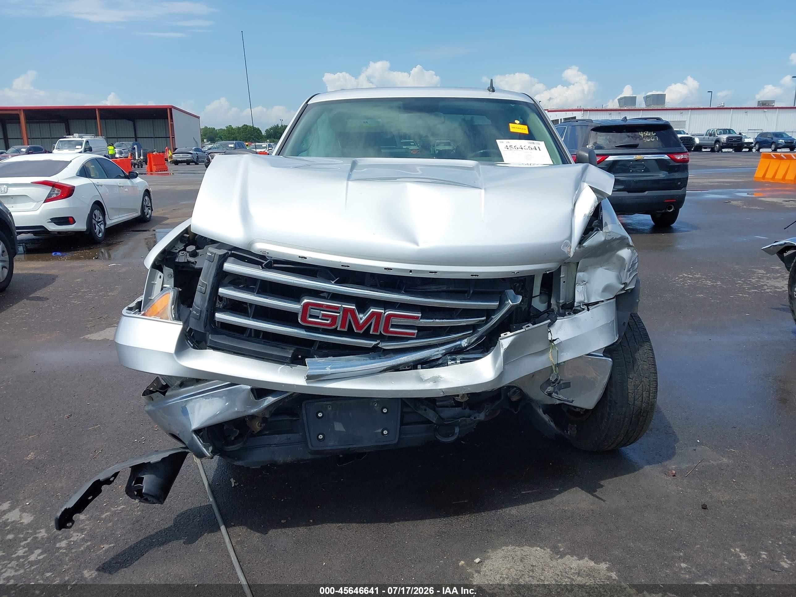 2012 Gmc Sierra 1500 Sle Silver vin: 3GTP2VE75CG249003