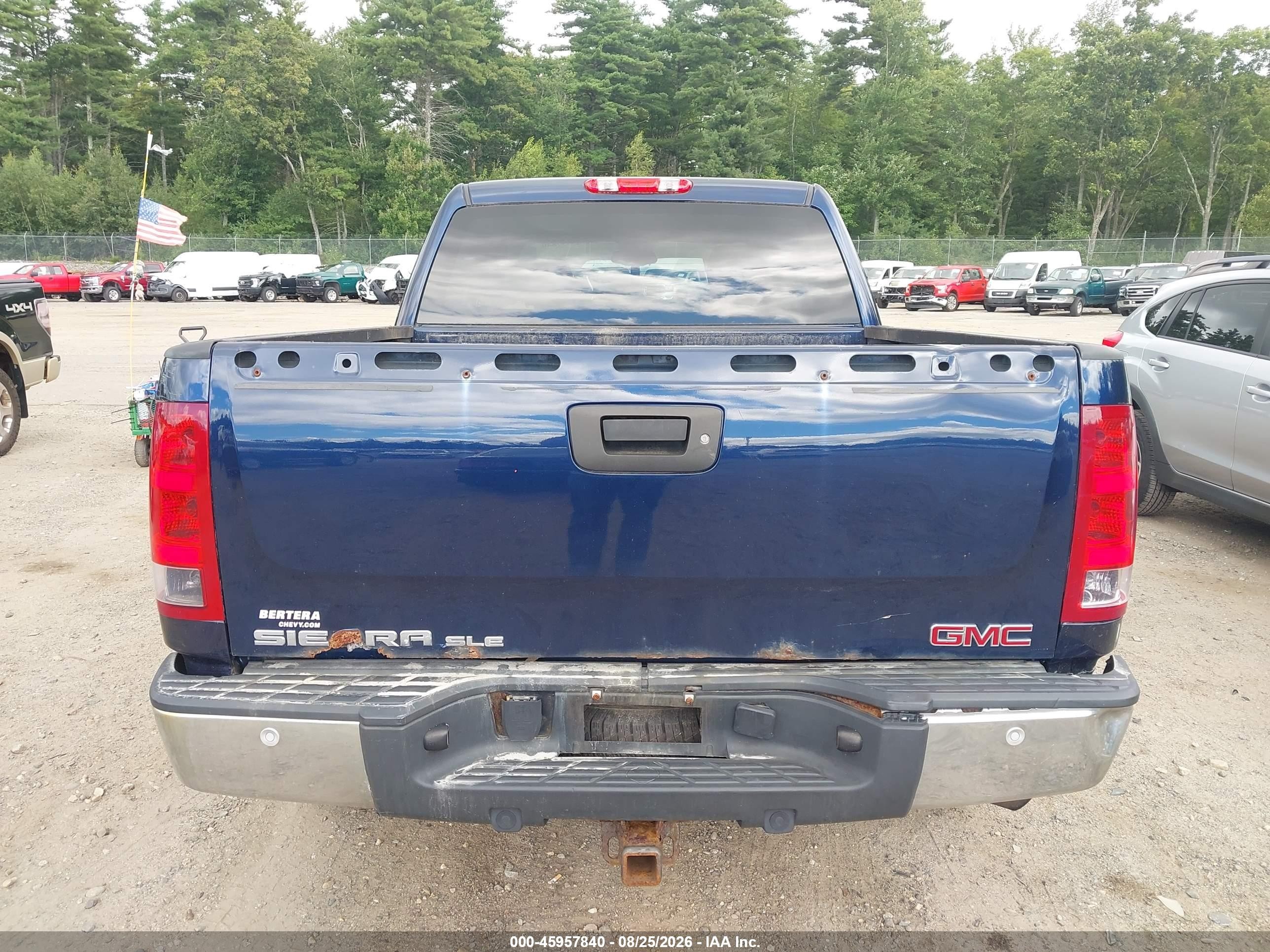 2012 Gmc Sierra 1500 Sle Dark Blue vin: 3GTP2VE75CG280509