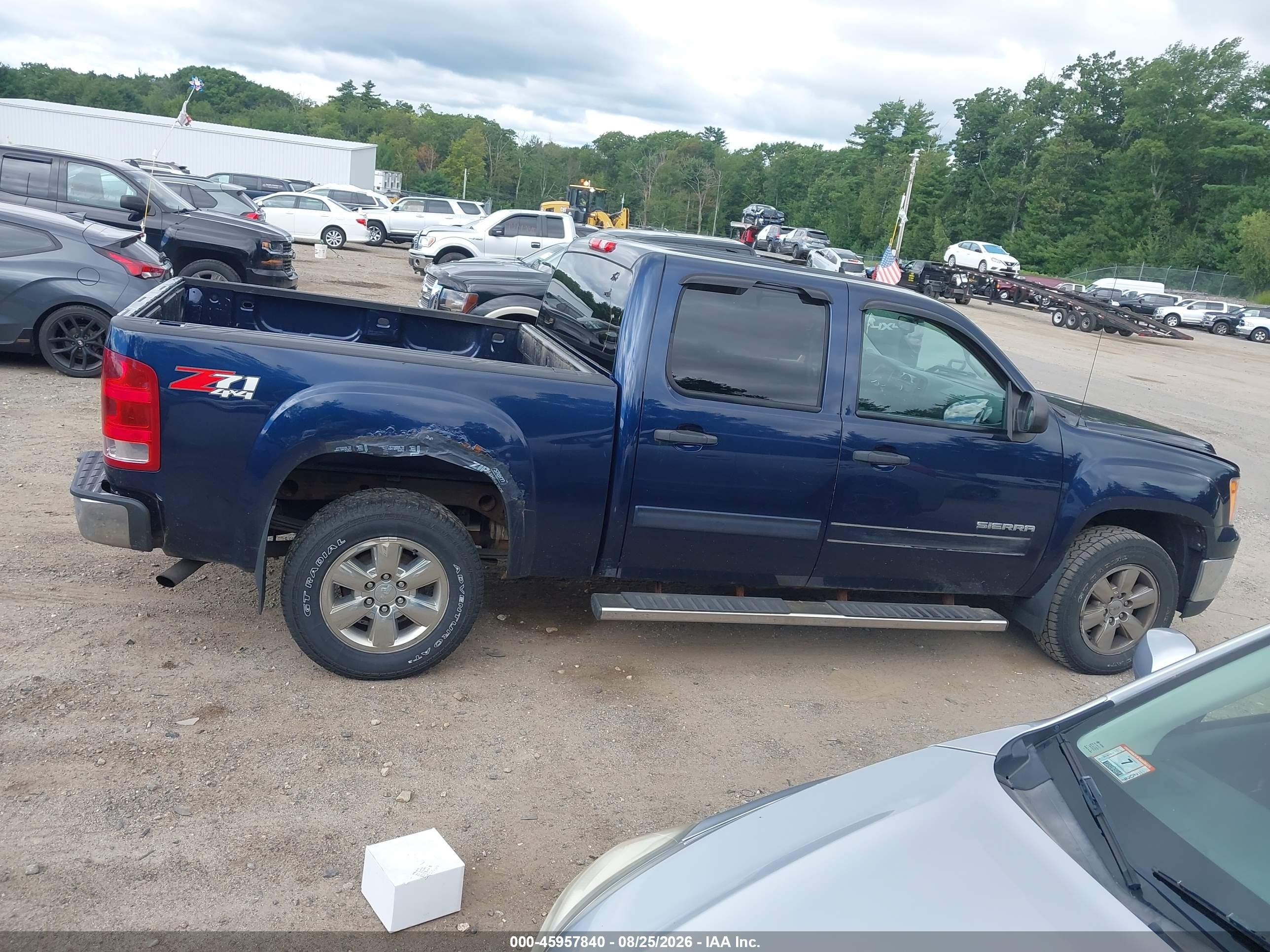 2012 Gmc Sierra 1500 Sle Dark Blue vin: 3GTP2VE75CG280509