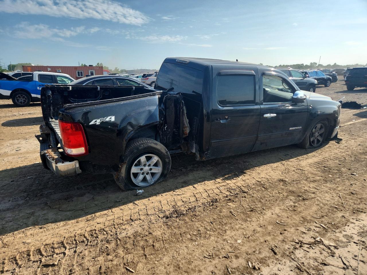 2012 Gmc Sierra K1500 Sle Black vin: 3GTP2VE75CG291817